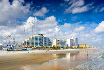 Beachfront skyline of Daytona Beach, Florida