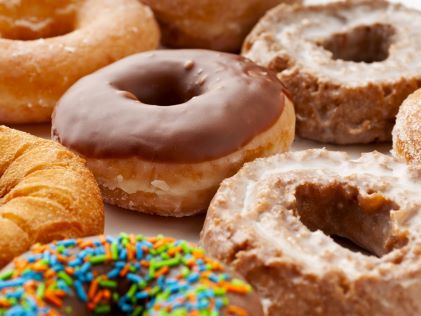 Several different types of donuts