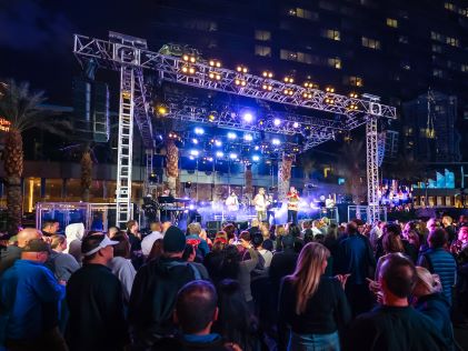 A live concert at the HGV Clubhouse during the FORMULA 1 HEINEKEN SILVER LAS VEGAS GRAND PRIX 