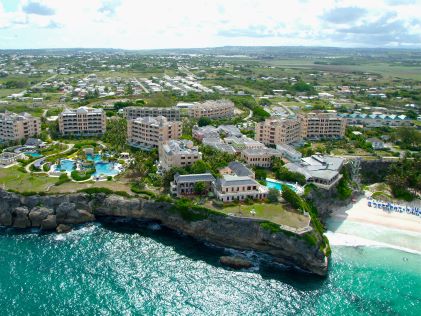 Aerial view of The Crane, a Hilton Grand Vacations Club in Barbados