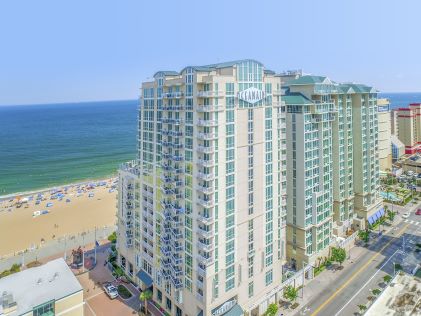 Exterior of Oceanaire, a Hilton Vacation Club in Virginia Beach, Virginia