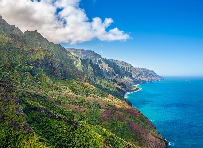 Hawaii coast line