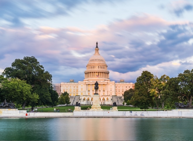 Capitol building in Washington DC